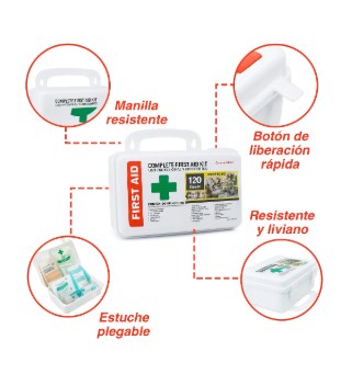 BOTIQUÍN PROFESIONAL 120 PIEZAS