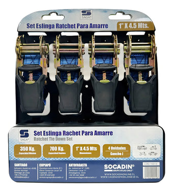 compare product AMARRA DE CARGA TIPO RATCHET 4PC