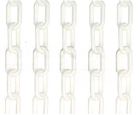 CADENA PLASTICA BLANCO