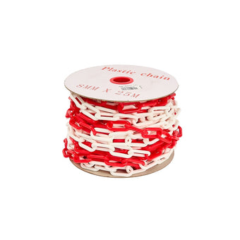 compare product CADENA PLASTICA ROJO/BLANCO 8 mm × 25 m